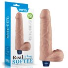 Lovetoy 9" REAL SOFTEE Rechargeable Flesh Valósághű vibrátor