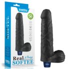 Lovetoy 9" REAL SOFTEE Rechargeable Valósághű vibrátor