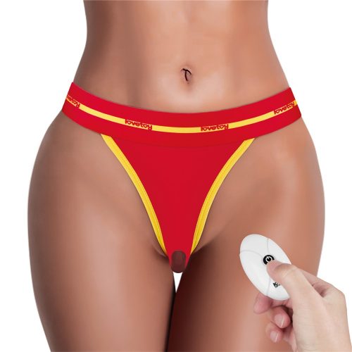 Lovetoy Printed Vibrating Sexy Panties XS/S Klitoriszizgató