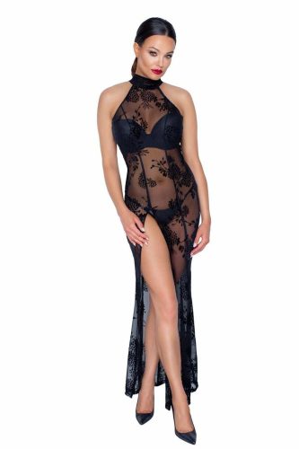 Noir Handmade - Long tulle dress - XL Szexi ruha