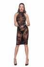  Noir Handmade - Midi tulle dress with velvet straps in the back - L szexi ruha