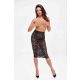  Noir Handmade - Ambivalence lace up midi skirt - L  Szexi ruha