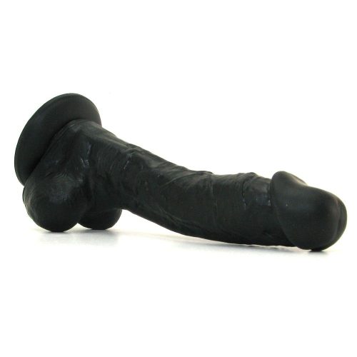 Ns Novelties Small Silicone Colours Dildo in Black  dildo    