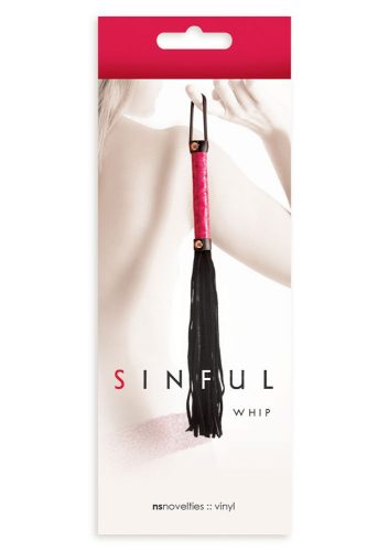 Ns Novelties Sinful Whip, Pink  korbács   