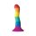 Ns Novelties Colours  Pride Edition  6" Wave Dildo Rainbow     tapadókorongos dildó