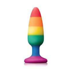   Ns Novelties Colours  Pride Edition Pleasure Plug  Medium -Rainbow