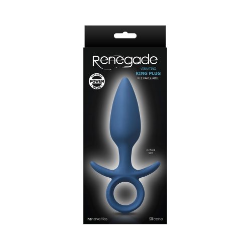 Ns Novelties Renegade  King  Medium  Blue   anál plug