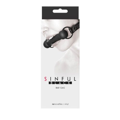 Ns Novelties Sinful - Bar Gag - Black    zabla