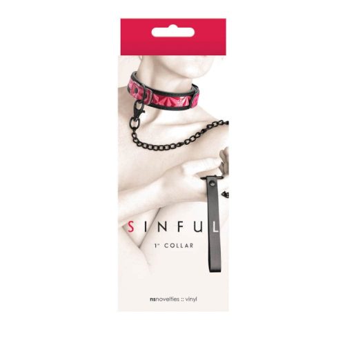 Ns Novelties Sinful - 1'' Collar - Pink   nyakörv