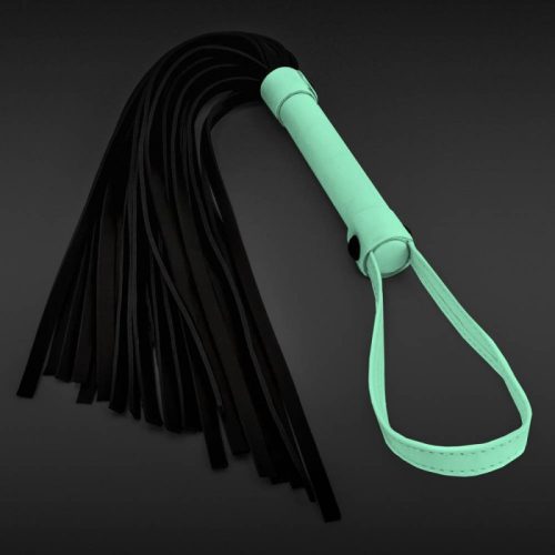 Ns Novelties GLO Bondage - Flogger - Green Korbács