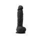 Ns Novelties Colours Pleasures  Vibrating 5" Dildo Black Valósághű vibrátor