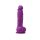 Ns Novelties Colours Pleasures  Vibrating 5" Dildo Purple Valósághű vibrátor