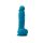 Ns Novelties Colours Pleasures  Vibrating 5" Dildo Blue Valósághű vibrátor