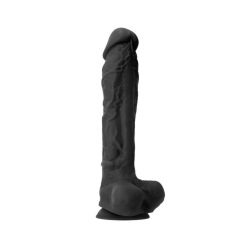   Ns Novelties Colours Pleasures 10" Dildo Black tapadókorongos dildó