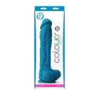 Ns Novelties Colours Pleasures 10" Dildo Blue tapadókorongos dildó