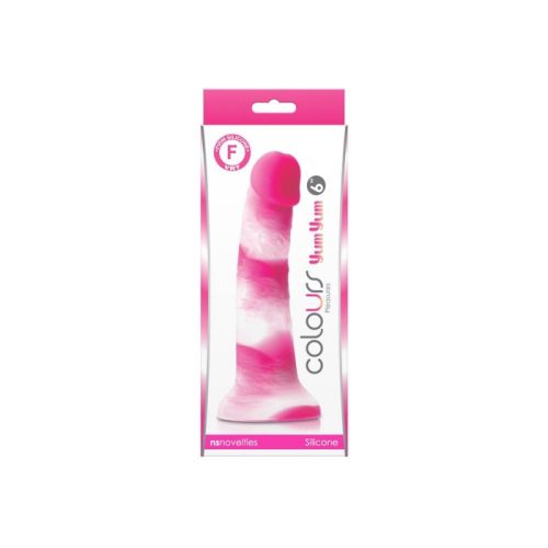 Ns Novelties Colours Pleasures Yum Yum 6" Dildo Pink Tapadókorongos dildo