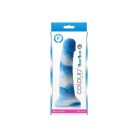 Ns Novelties Colours Pleasures Yum Yum 6" Dildo Blue Tapadókorongos dildo