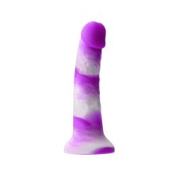   Ns Novelties Colours Pleasures Yum Yum 7" Dildo Purple Tapadókorongos dildo