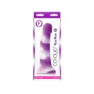 Ns Novelties Colours Pleasures Yum Yum 7" Dildo Purple Tapadókorongos dildo