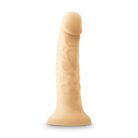 Ns Novelties Colours Pleasures  Vibrating 7" Dildo White Valósághű vibrátor