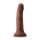 Ns Novelties Colours Pleasures  Vibrating 7" Dildo Brown Valósághű vibrátor