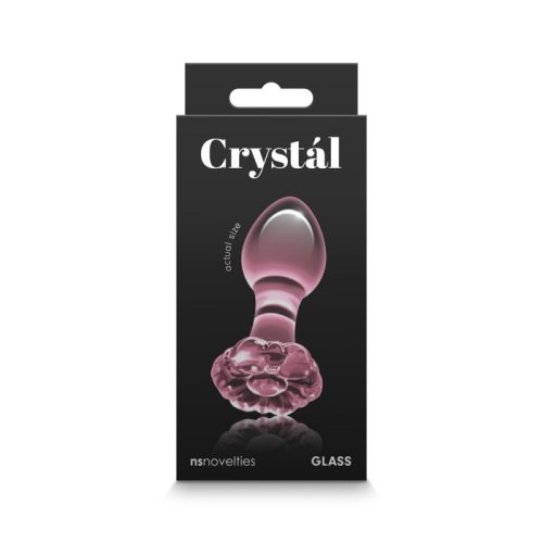 Ns Novelties Crystal Flower Pink fenékdugó