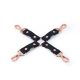 Ns Novelties Bondage Couture Hog Tie  Black  