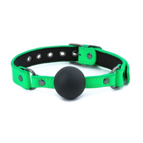 Ns Novelties  Electra Ball Gag  Green szájpecek