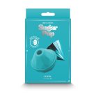 Ns Novelties Luxe Sugar Pop - Jewel - Teal Léghullámos csiklóizgató