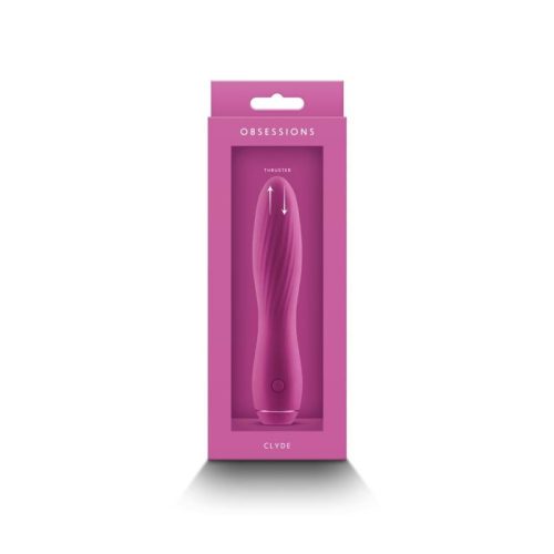 Ns Novelties Obsession - Clyde - Dark Pink Szilikonos vibrátor