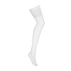 Obsessive 810-STO-2 stockings white  combfix