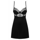 Obsessive Sharlotte chemise & thong black S/M babydoll