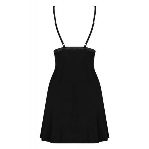Obsessive Cecilla chemise & thong black S/M babydoll