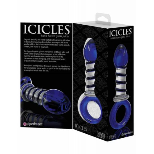 Pipedream Icicles No. 81  Üveg dildó
