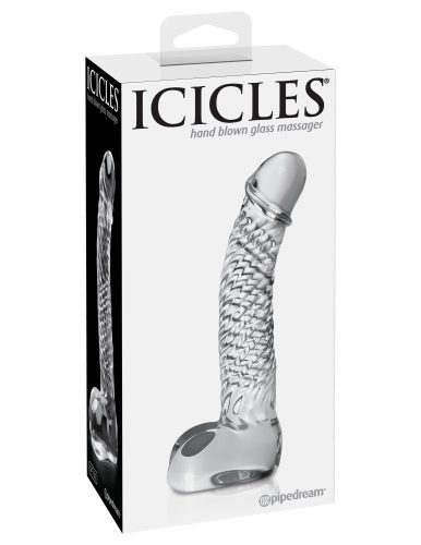 Pipedream Icicles No. 61 üveg dildó
