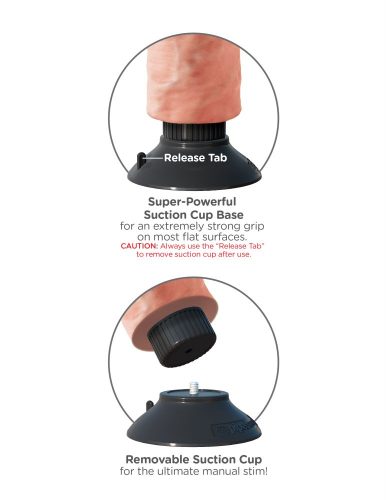 Pipedream King Cock  8  Vibrating  Cock bőrhatású vibrátor            