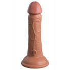 Pipedream 6" Dual Density Vibrating Silicone Cock Tan Valósághű vibrátor