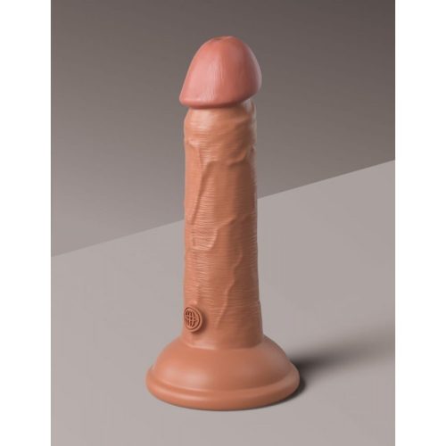 Pipedream 6" Dual Density Vibrating Silicone Cock Tan Valósághű vibrátor