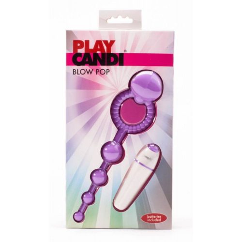Play Candi Blow Pop vibrációs análfűzér
