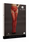 Le Désir Suspender Rhinestone Pantyhose  Red harisnyanadrág