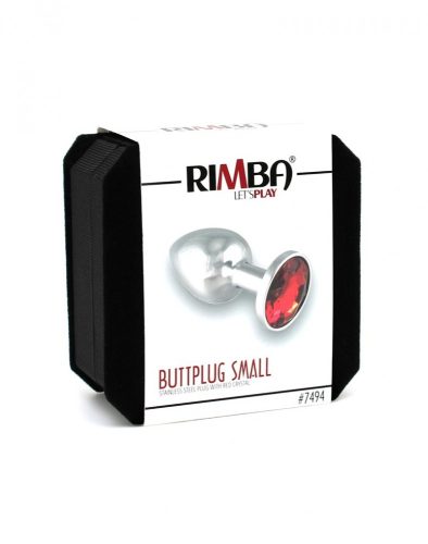 Rimba Butt Plug Small Metal With Crystal fenékldugó