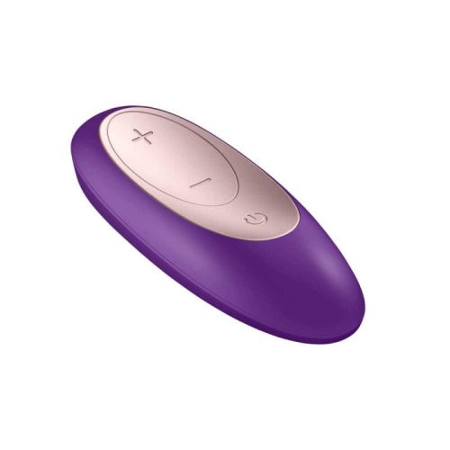 Satisfyer Double Plus Remote - rádiós, két-motoros vízálló, akkus párvibrátor