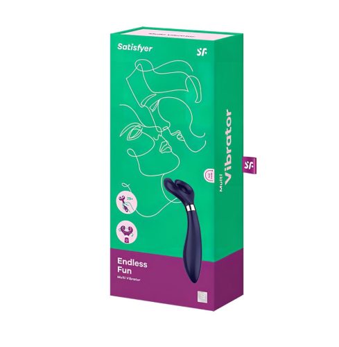 Satisfyer Endless Fun Blue - akkus, vízálló párvibrátor