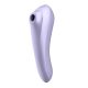 Satisfyer Dual Pleasure Mauve  - okos, akkus, vízálló hüvelyi és csikló vibrátor