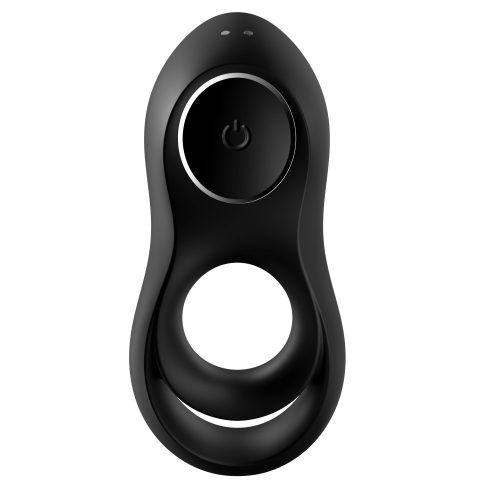 Satisfyer - Satisfyer Legendary Duo - akkus, vibrációs péniszgyűrű (fekete)