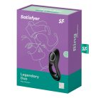 Satisfyer - Satisfyer Legendary Duo - akkus, vibrációs péniszgyűrű (fekete)