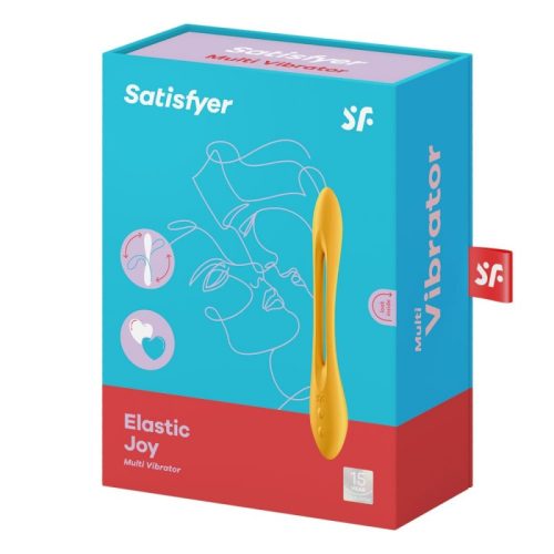 Satisfyer Elastic Joy dark yellow  AKKUS, FLEXIBILIS PÁRVIBRÁTOR
