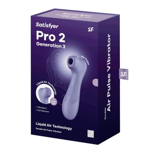 Satisfyer Pro 2 Gen3 Lilac - okos léghullámos csiklóizgató