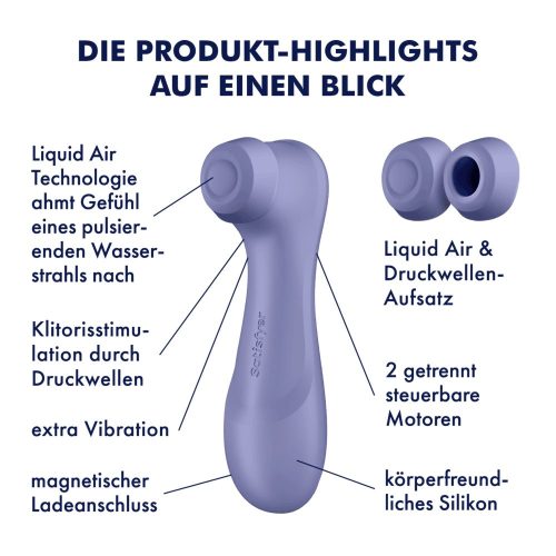 Satisfyer Pro 2 Gen3 Lilac - okos léghullámos csiklóizgató