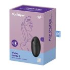 Satisfyer Vulva Lover 3 black akkus, léghullámos csiklóizgató vibrátor